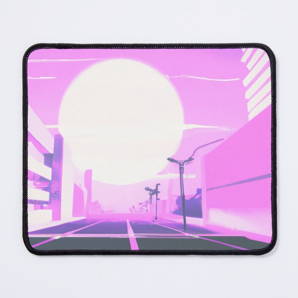 Item preview, Easy Breezy Vaporwave Street City Sunset - AI Generated Art designed and sold by Vault256.