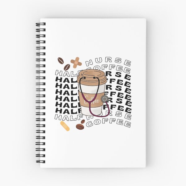 Item preview, Half Coffee Half Nurse designed and sold by ImaginedCo.