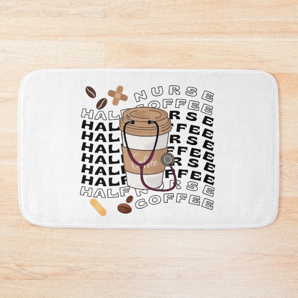Item preview, Half Coffee Half Nurse designed and sold by ImaginedCo.