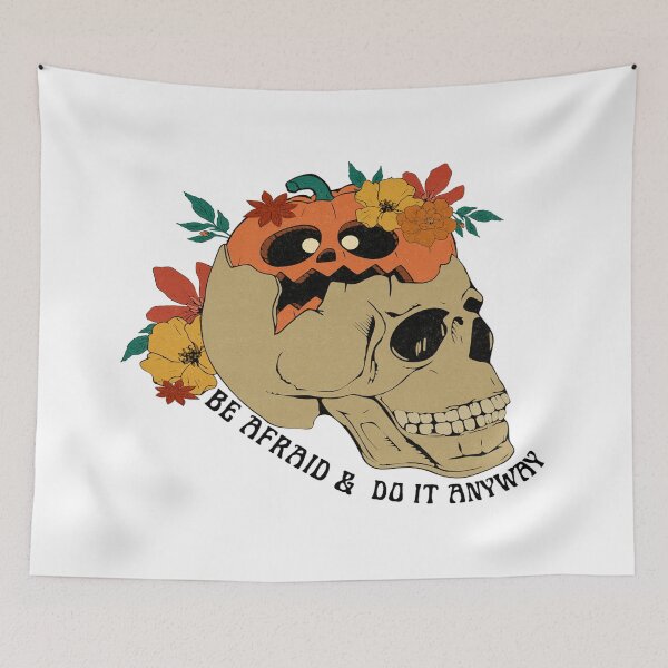 Item preview, Halloween - Be Afraid & Do It Anyway designed and sold by davidmurtagh.