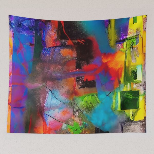 Item preview, Cool painting abstract expressionism designed and sold by CattlettArt.