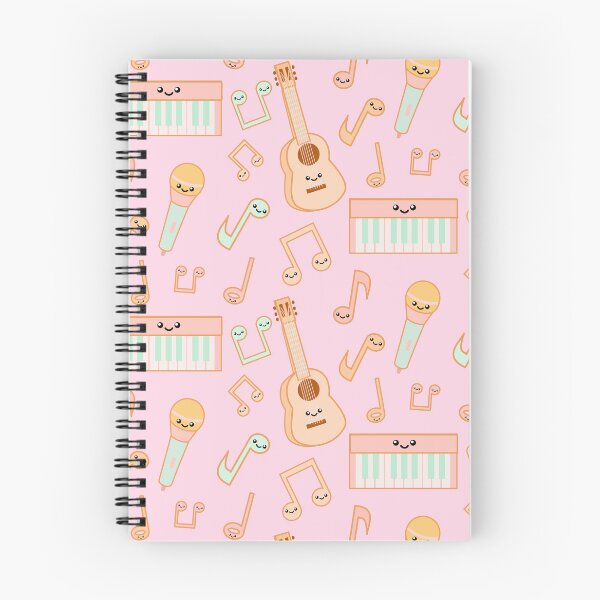 Item preview, Happy music pattern on pink designed and sold by MadebyCRO.