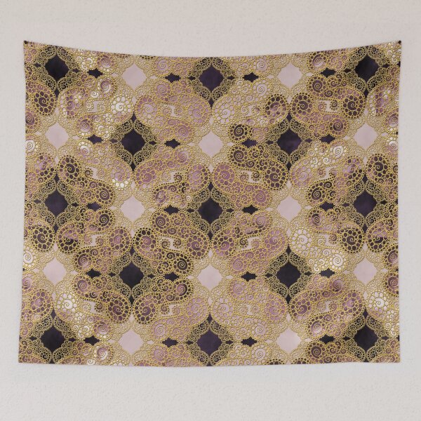 Item preview, Oriental Flowers sepia 2 designed and sold by pearlposition.