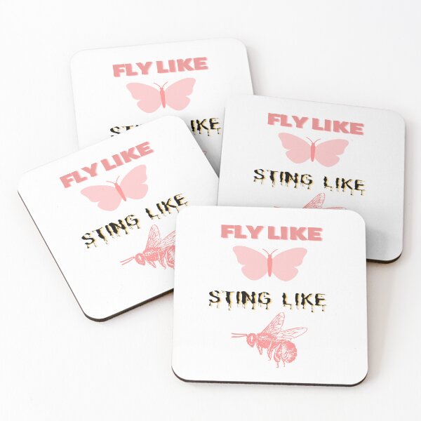 Item preview, FLY LIKE A BUTTERFLY STING LIKE A BEE , NEW SHIRT DESIGNSHIRT , MOHAMMED ALI FAMOUS QUOTE SHIRT  designed and sold by morben.