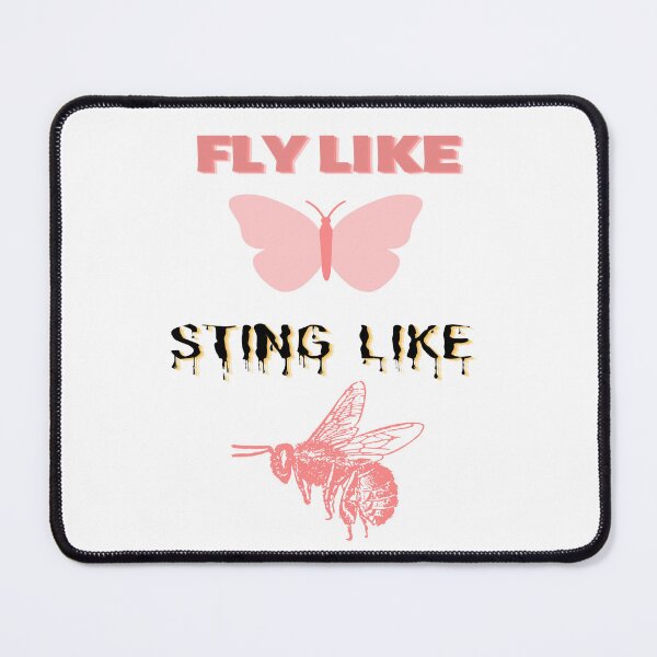 Item preview, FLY LIKE A BUTTERFLY STING LIKE A BEE , NEW SHIRT DESIGNSHIRT , MOHAMMED ALI FAMOUS QUOTE SHIRT  designed and sold by morben.