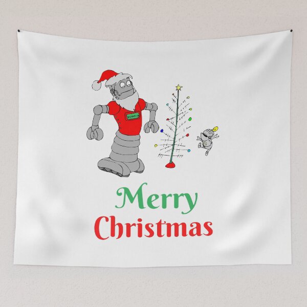 Artikelvorschau, Lustiger Entwurf der Roboter-frohen Weihnachten, Roboter Sankt entworfen und verkauft von Dven-Clothes.