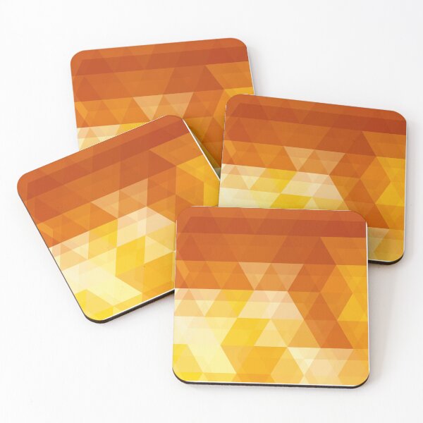 Item preview, Geometric Orange Brown Pattern designed and sold by MyArt23.