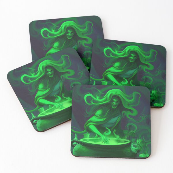 Item preview, Green Witch Cauldron Magic - AI Generated Art designed and sold by Vault256.