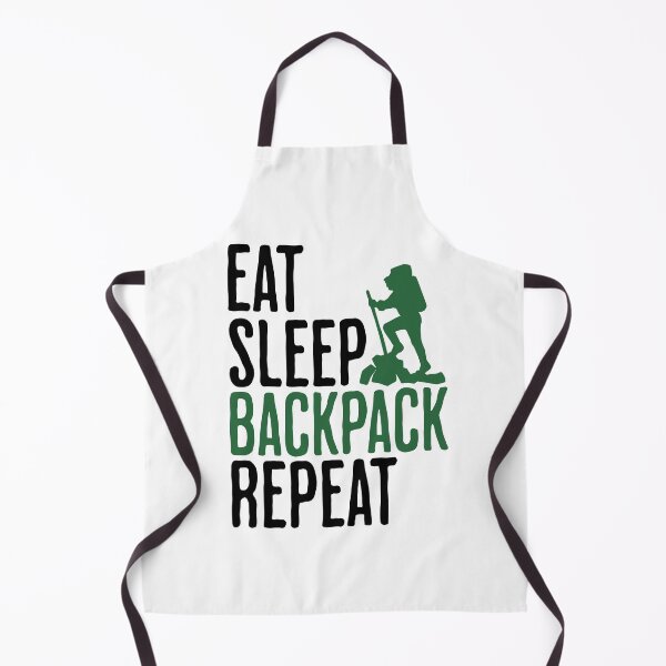 Item preview, Eat Sleep Backpack Repeat - Hiking and Backpacking Humor designed and sold by AlanPhotoArt.