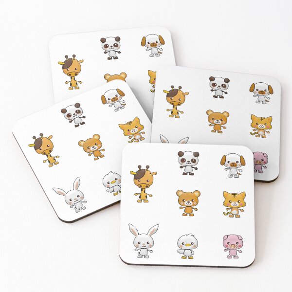 Item preview, Multiple Cute Animals Sticker pack 2 designed and sold by RafaelLima7.