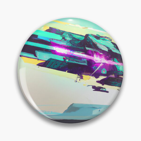 Item preview, Boost Wipeout Inspired Game Abstract Painting - AI Generated Art designed and sold by Vault256.