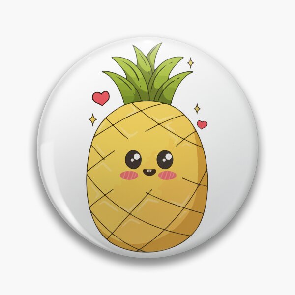 Item preview, Cute kawai pineapple designed and sold by CodeSensei.
