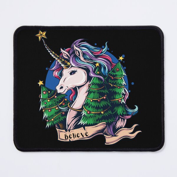 Item preview, Hipster Unicorn For Christmas - I Believe designed and sold by AwakenedSoul.