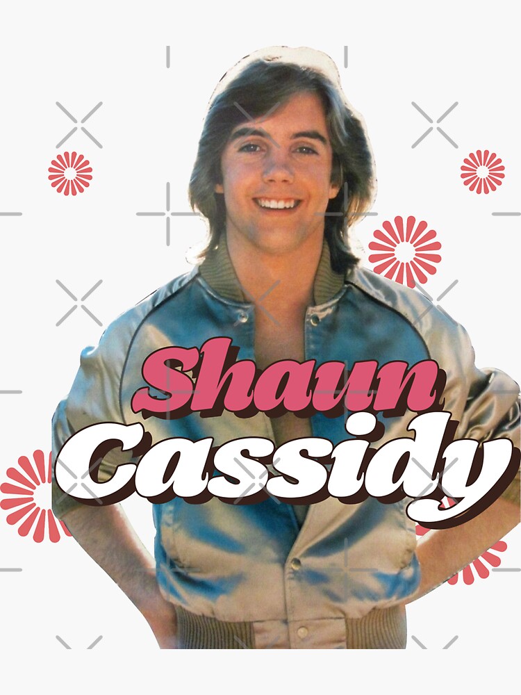 "SHAUN CASSIDY Unisex" Sticker for Sale by soreykoty Redbubble