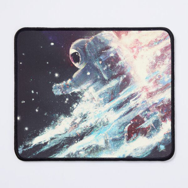Item preview, Astronaut Surfing on Space Galaxy - AI Generated Art designed and sold by Vault256.