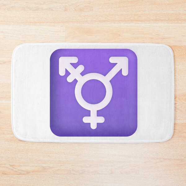 Item preview, Transgender Symbol Emoji - Large designed and sold by abroadDesigns.