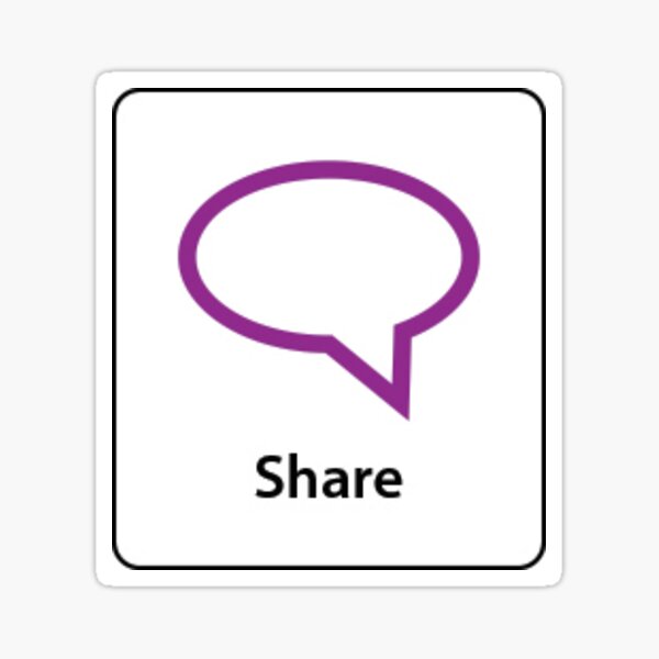 Share Phase of Guided Inquiry Design Sticker