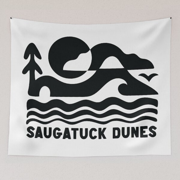 Item preview, Saugatuck Dunes State Park Sticker designed and sold by moosewop.