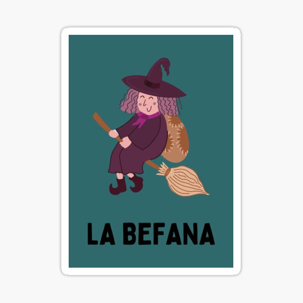 Italian Befana Stickers for Sale