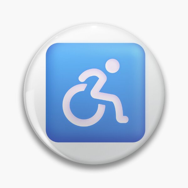Item preview, Wheelchair Icon Emoji - Big designed and sold by abroadDesigns.