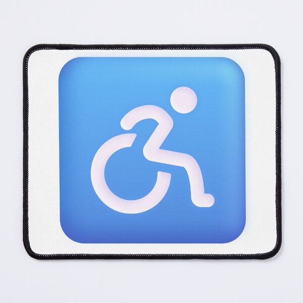 Item preview, Wheelchair Icon Emoji - Big designed and sold by abroadDesigns.