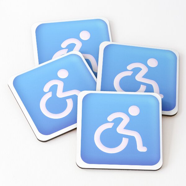 Item preview, Wheelchair Icon Emoji - Big designed and sold by abroadDesigns.