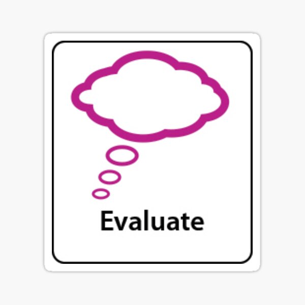 Evaluate Phase of Guided Inquiry Design Sticker