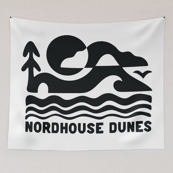 Item preview, Nordhouse Dunes Sticker designed and sold by moosewop.
