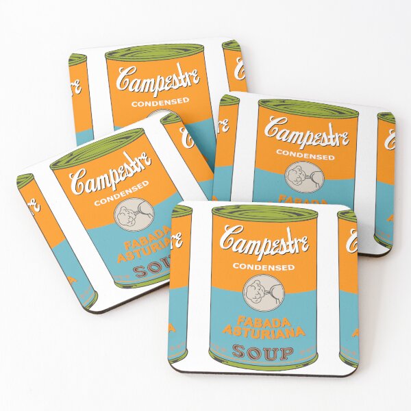 Item preview, Spanish Andy Warhol soups - Sopas Campestre - Fabada Asturiana designed and sold by Groenendijk.