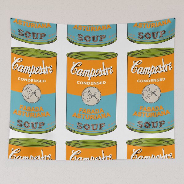 Item preview, Spanish Andy Warhol soups - Sopas Campestre - Fabada Asturiana designed and sold by Groenendijk.