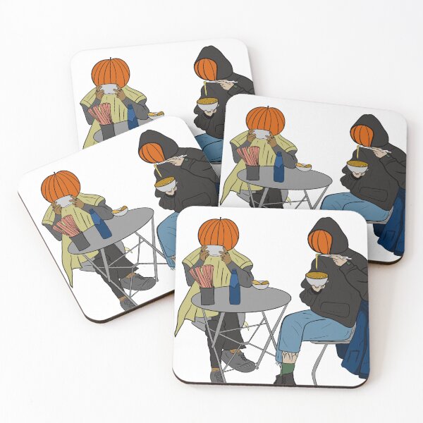 Item preview, Pumpkins Eating Lunch designed and sold by Autumn Fineberg.