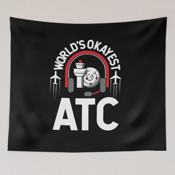 Item preview, World's Okayest ATC - Funny Air Traffic Controller designed and sold by TeesYouWant.
