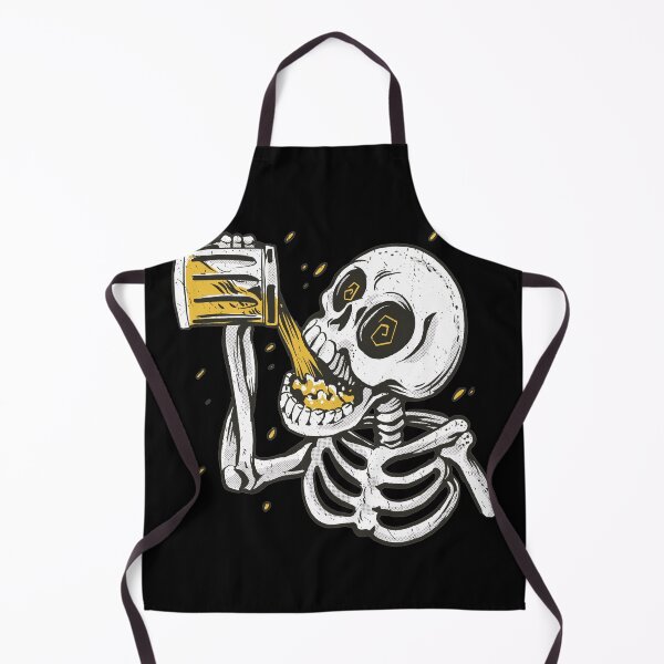 Item preview, Skull Drinking Beer Creepy Halloween Gift Idea For Women Men designed and sold by Countrysmart.