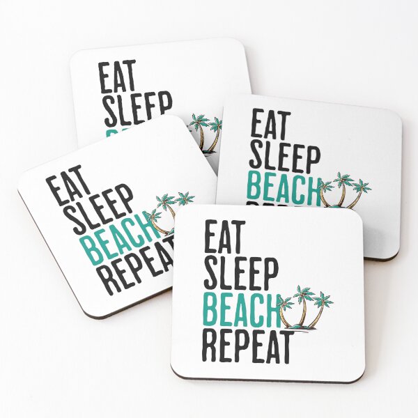 Item preview, Eat Sleep Beach Repeat - Salt and Beach Lifestyle designed and sold by AlanPhotoArt.