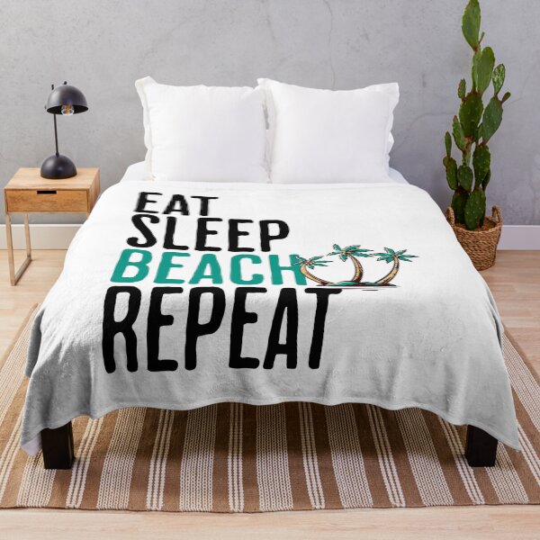 Item preview, Eat Sleep Beach Repeat - Salt and Beach Lifestyle designed and sold by AlanPhotoArt.