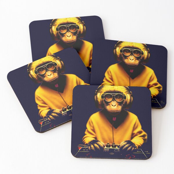 Item preview, Monkey DJ designed and sold by TheSamuraiCat.
