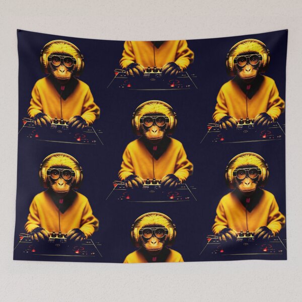 Item preview, Monkey DJ designed and sold by TheSamuraiCat.