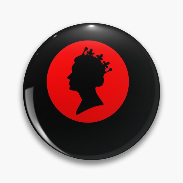 Item preview, QOH Queen of Hearts elizabeth ii / Sticker designed and sold by FRANI-ART.