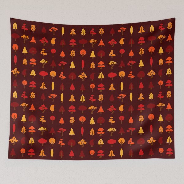 Item preview, Fall Tree Pattern (Red) designed and sold by Arianna Khalil.