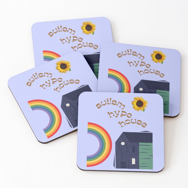 Item preview, autism hype house - sunflower, rainbow, starry blue house designed and sold by snail-galaxy.