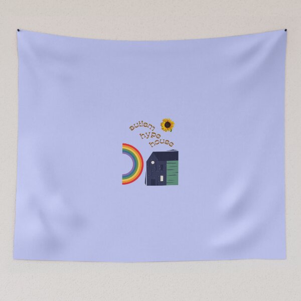 Item preview, autism hype house - sunflower, rainbow, starry blue house designed and sold by snail-galaxy.