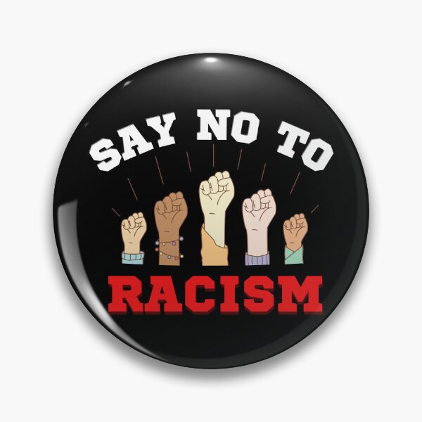 Item preview, say no to racism designed and sold by JABASMED.