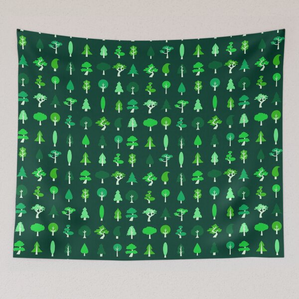 Item preview, Fall Tree Pattern (Green) designed and sold by Arianna Khalil.