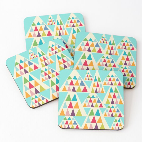 Item preview, Geometeric Multicolor Triangle Pattern designed and sold by MyArt23.
