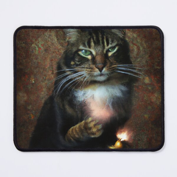 Item preview, Isabelle the Cat, playing with fire  (Baroque) designed and sold by thecatandkettle.