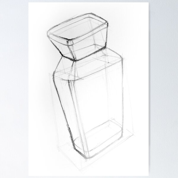 Perfume bottle drawing by Vanessa Thibault by vanessathibault on DeviantArt