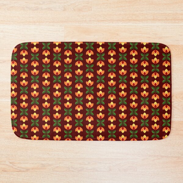 Item preview, Fall Scandinavian Embroidery Folk Pattern designed and sold by Arianna Khalil.