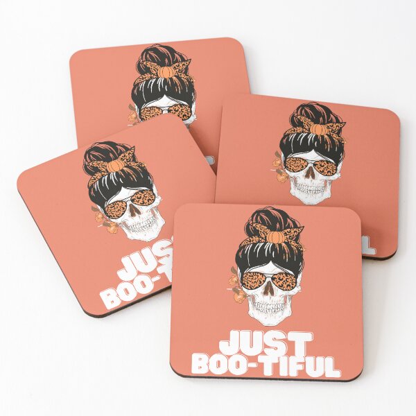 Item preview, Retro Messy Bun Skull | Just Boo-tiful | Halloween Design  designed and sold by katloganusa.