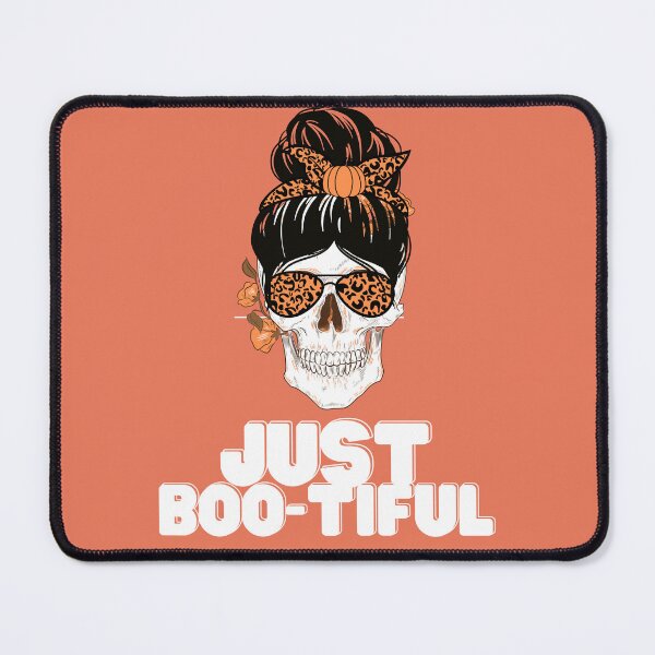 Item preview, Retro Messy Bun Skull | Just Boo-tiful | Halloween Design designed and sold by katloganusa.