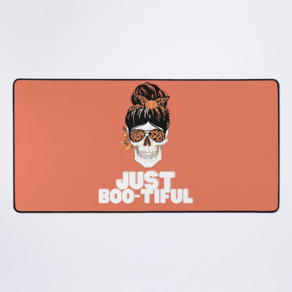 Item preview, Retro Messy Bun Skull | Just Boo-tiful | Halloween Design designed and sold by katloganusa.